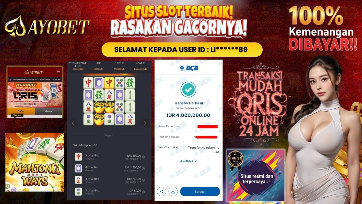 AYOBET JACKPOT SLOT MAHJONG WAYS